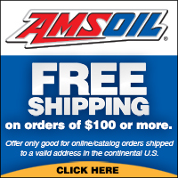 Free shipping on Amsoil orders over $100